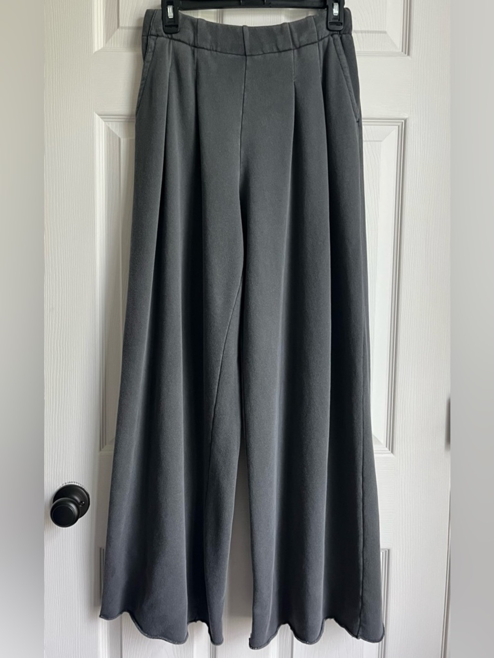 Aerie Wide Leg Street Trouser Charcoal Size Small Regular Like New - Picture 2 of 9